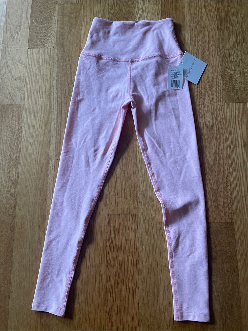 Beyond Yoga Light Pink High-Waist Leggings